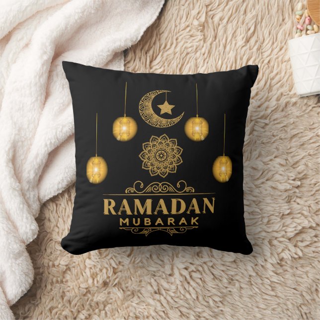 Coussin Nuits élégantes de Ramadan - Eid Moubarak 2026 (Couverture)