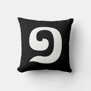 Coussin Numéro cambodgien 1 / Un / ១ (Muəj) Langue Khmer