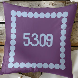 Coussin Numéro de chambre d'étudiant à l'université, unive