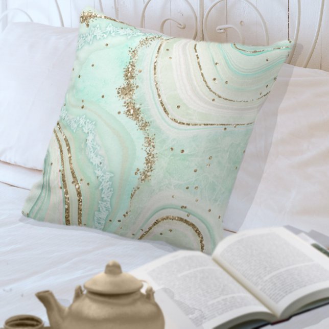 Coussin Numéro de la référence de l'Agate V1 Abstrait827 (Créateur téléchargé)