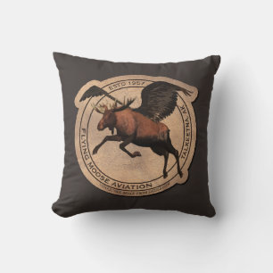 Coussin Numéro d'opération spécial 2 Flying Moose Aviation
