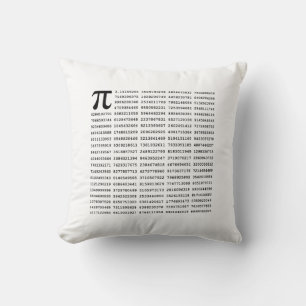 Coussin Numéro Pi 1000 Premiers Chiffres Symbole mathéma