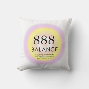 Coussin Numéros d'ange Numérologie Signification 888 Balan
