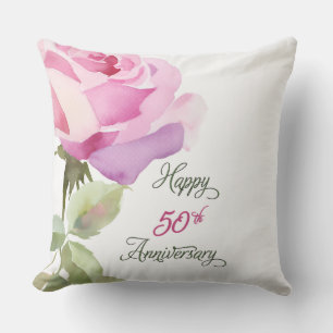 Coussin Nun 50e anniversaire Sœur catholique Jubilé Rose 