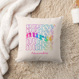Coussin "Nurse" en Elegant Rainbow Colors