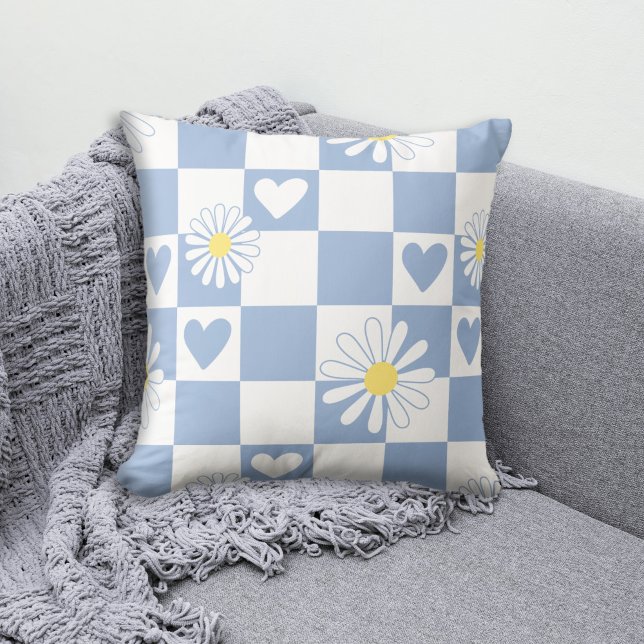 Coussin Nurserie à carreaux gris (Créateur téléchargé)