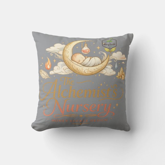 Coussin Nurserie de l'Alchimiste (Recto)