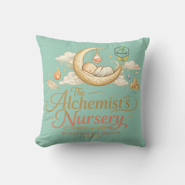 Coussin Nurserie de l'Alchimiste (Recto)