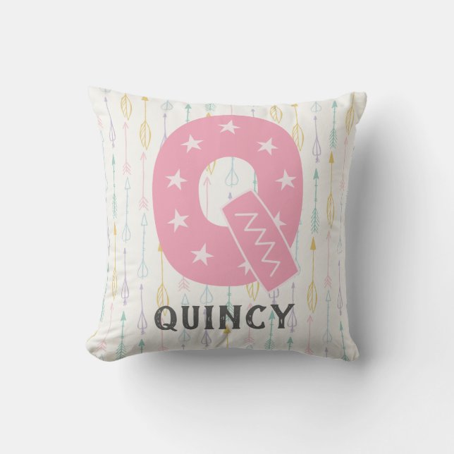 Coussin Nurserie de l'alphabet (Recto)