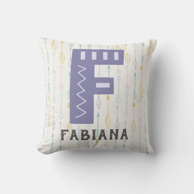 Coussin Nurserie de l'alphabet (Recto)