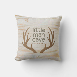 Coussin Nursery Cave Little Man Rustique Bois de Cerf