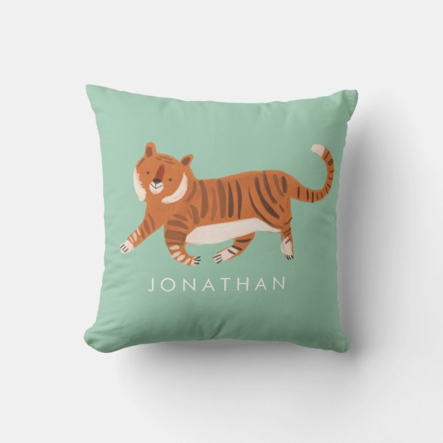 Coussin Nursery Little Tiger Baby Room (Recto)