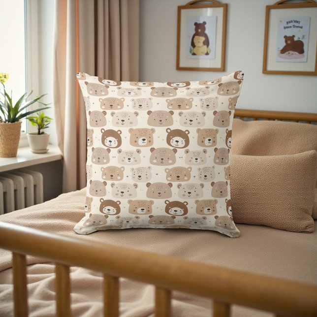 Coussin Nursery Ourson Double Face (Créateur téléchargé)