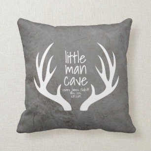 Coussin Nursery Rustique pour Bébé Garçon Bois de Cerf Lit
