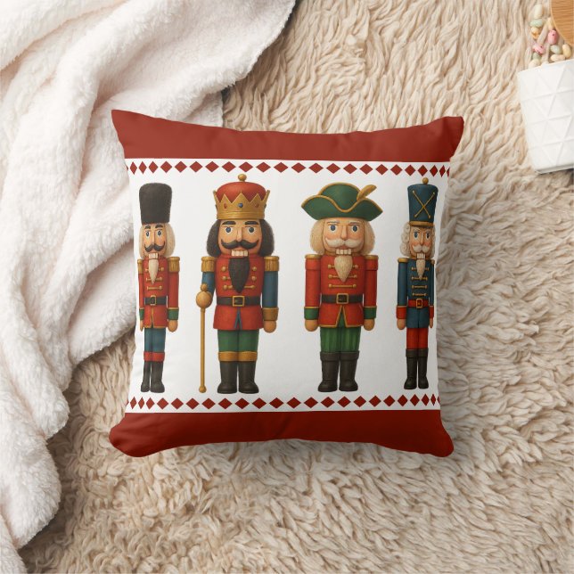 Coussin Nutcracker Holiday Parade Christmas Jeu d'oreiller (Couverture)