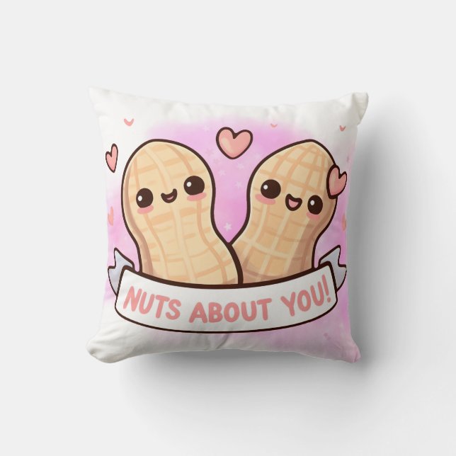 Coussin Nuts About You (Recto)