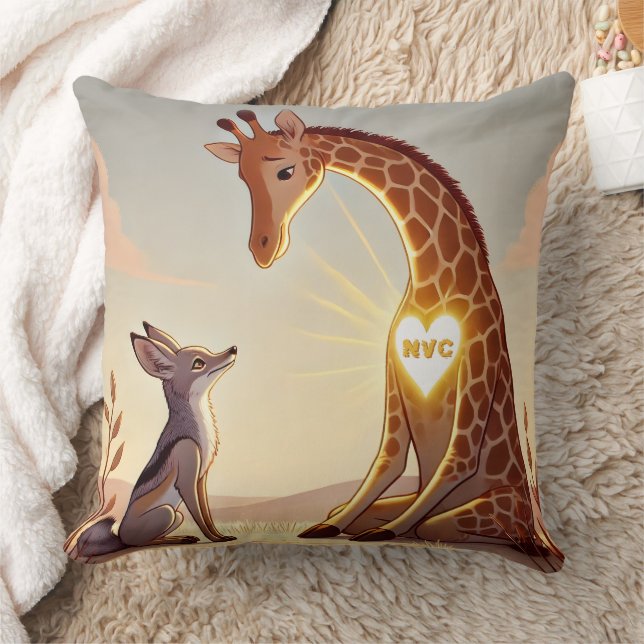 Coussin NVC Girafe et Chacal - Communication NonViolente (Couverture)