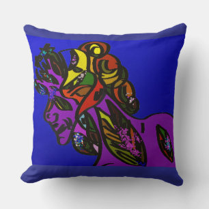 Coussin Nymphe florale