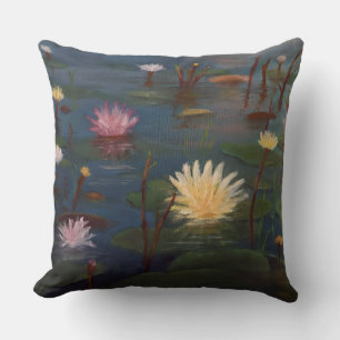 Coussin Nymphéas Jour Final
