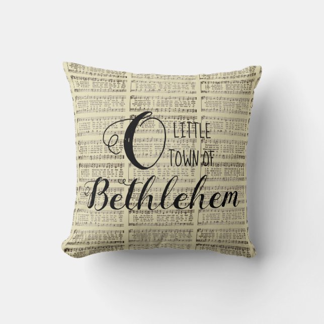 Coussin O Little Town of Bethlehem (Recto)
