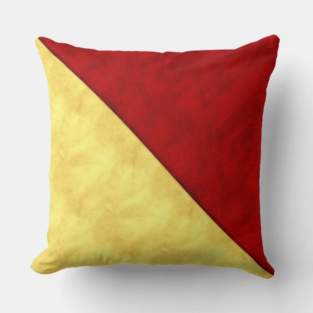 Coussin O Oscar Watercolor Nautical Signal Maritime (Recto)