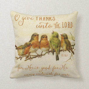 Coussin O Rendez Grâce au Seigneur