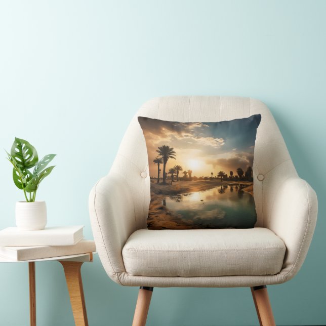 Coussin Oasis du désert (Chaise)