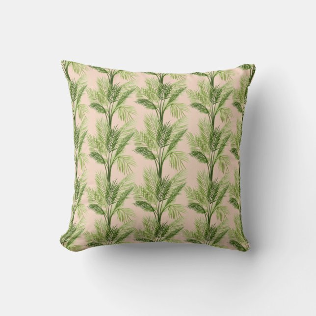 Coussin Oasis intérieure | Motif Palm Tree (Recto)