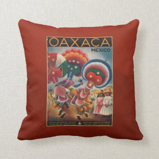 Coussin Oaxaca, Mexique Poster Tourisme Vintage Lancer Ore