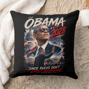 Coussin Obama 2028 Puisque les règles n'existent plus