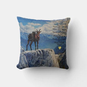 Coussin Oberhalsi Pack Chèvre/Monts Idaho/Poème/c/coeur T