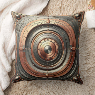 Coussin objet en métal en acier et cuivre