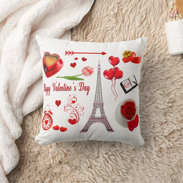 Coussin Objet Souvenir Iconique Romantique de la Saint-Val (Couverture)