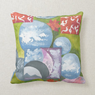 Coussin Observance Folk Art par AnyaC