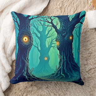 Coussin Observateurs de forêts mystiques
