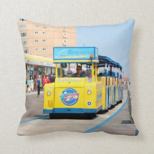 Coussin Observez le carreau de voiture de tram svp