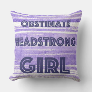 COUSSIN OBSTINER TÊTE FORTE JETER PILLOW PURPLE