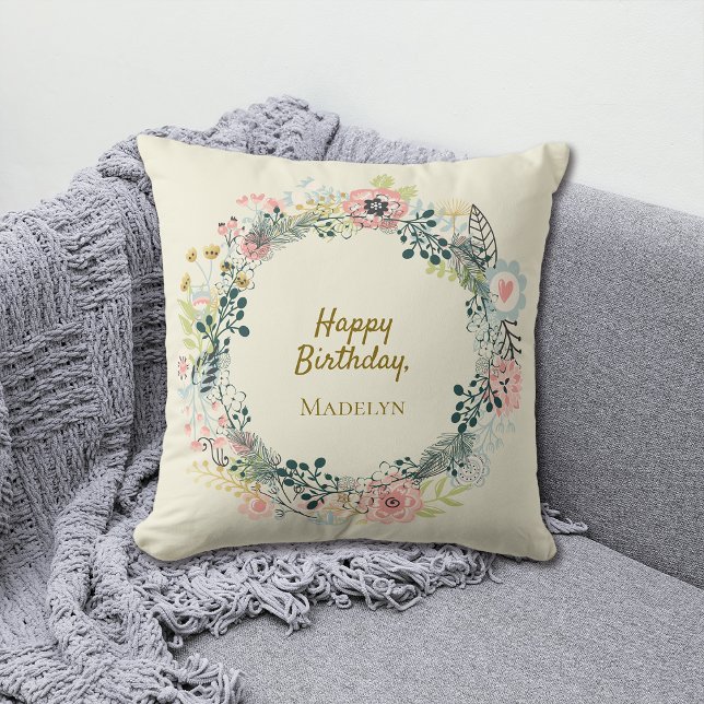 Coussin Occasions spéciales Anniversaire Personnaliser (Créateur téléchargé)
