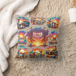 Coussin Occidental Chili Cookoff Scènes 1