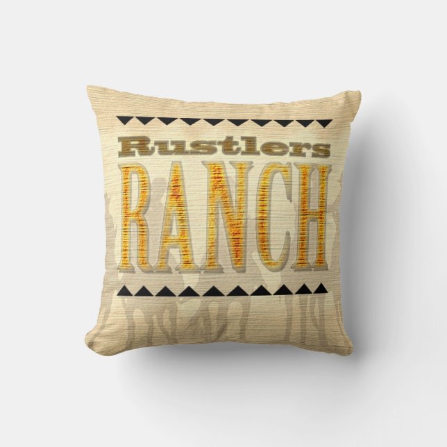 Coussin occidental de MoJo d'Américain de ranch de (Recto)
