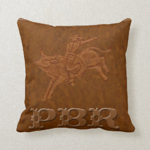 Coussin occidental de rodéo de "PBR"