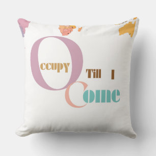 Coussin Occupez Jusqu'à Ce Que Je Vienne Verset Biblique