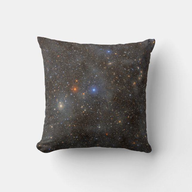 Coussin Océan d'étoiles dans la constellation du Loup (Recto)