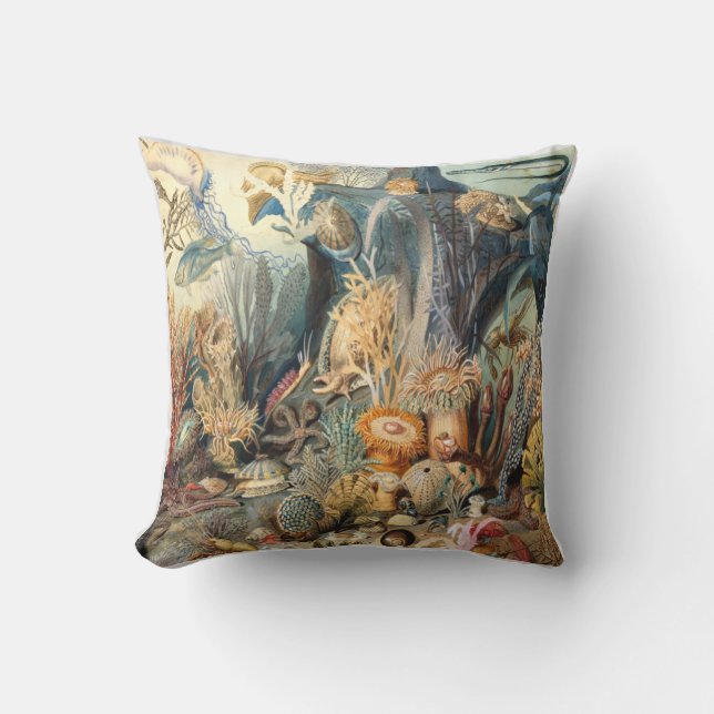 Coussin Ocean Life, Under the Sea, Marine Life  (Recto)