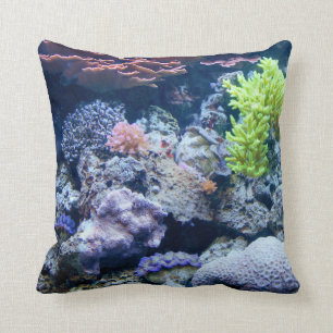 Coussin Océan sous l'eau, mer, image réelle