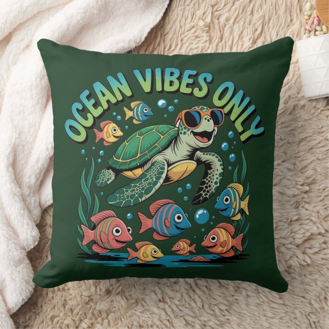 Coussin Ocean Vibes Only (Couverture)