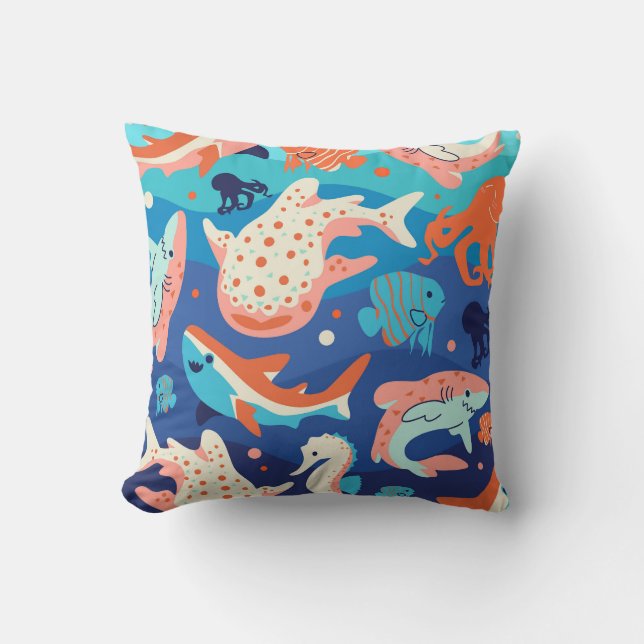 Coussin Ocean Wonders (Recto)