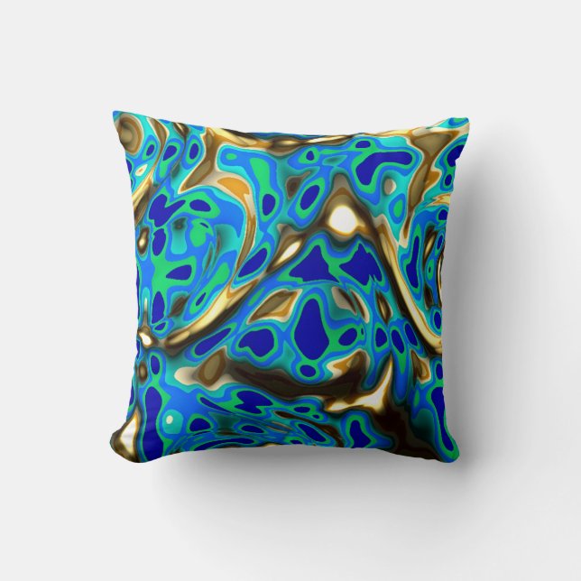 Coussin Oceanic colours  (Recto)