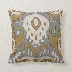 Coussin Ochre Ikat II
