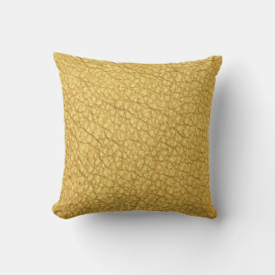 coussin ocore de moutarde jaune solide